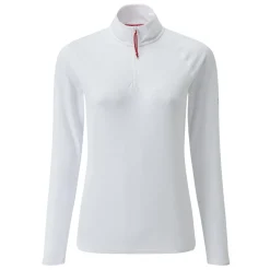 Women Gill Marine Women’s UV Tec Zip Tee – Long Sleeve